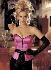 Satin Spandex Corset