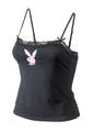 Playboy Black Vest Top