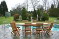 Humber Teak Grade A 17 Piece 8 Foot Dining Set