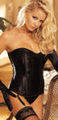 PurplePleasures Shirley Of Hollywood Satin Strapless Corset