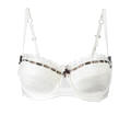 Playboy Cream & Brown Bra