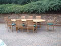 Humber Teak Grade A Giant 17 Piece Dining Set