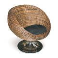 Helsinki Swivel Rattan Tub Chair