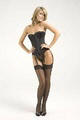 Vollers Black Satin Corset: V1905U