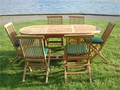 Humber Teak 13 Piece Teak 6 Foot Dining Set