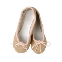 Pink Leather Ballet Shoe by Dance Depot (For girls)