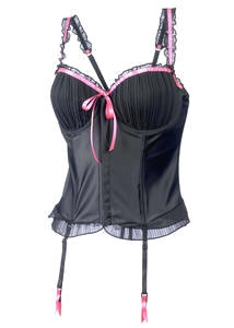 Playboy Black & Pink Corset