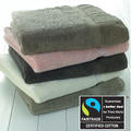 Bale of 4 Parchment Coloured Fairtrade & Organic Cotton Towels (2x Shower & 2...