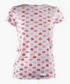 Vans Lips Allover Womens Tee Wht