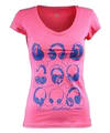 Dc Mozy Womens Tee Crazy-pink Med