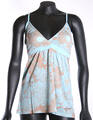 Animal Ladies Clothing Flower Design Cami Blue UK 8 - UK 8